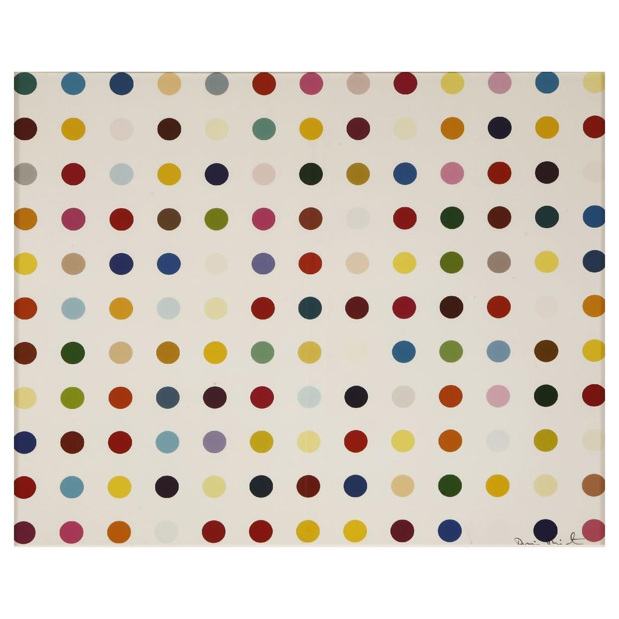Damien Hirst absorbe du diéthylamide d'acide lysergique (LSD):: 2000