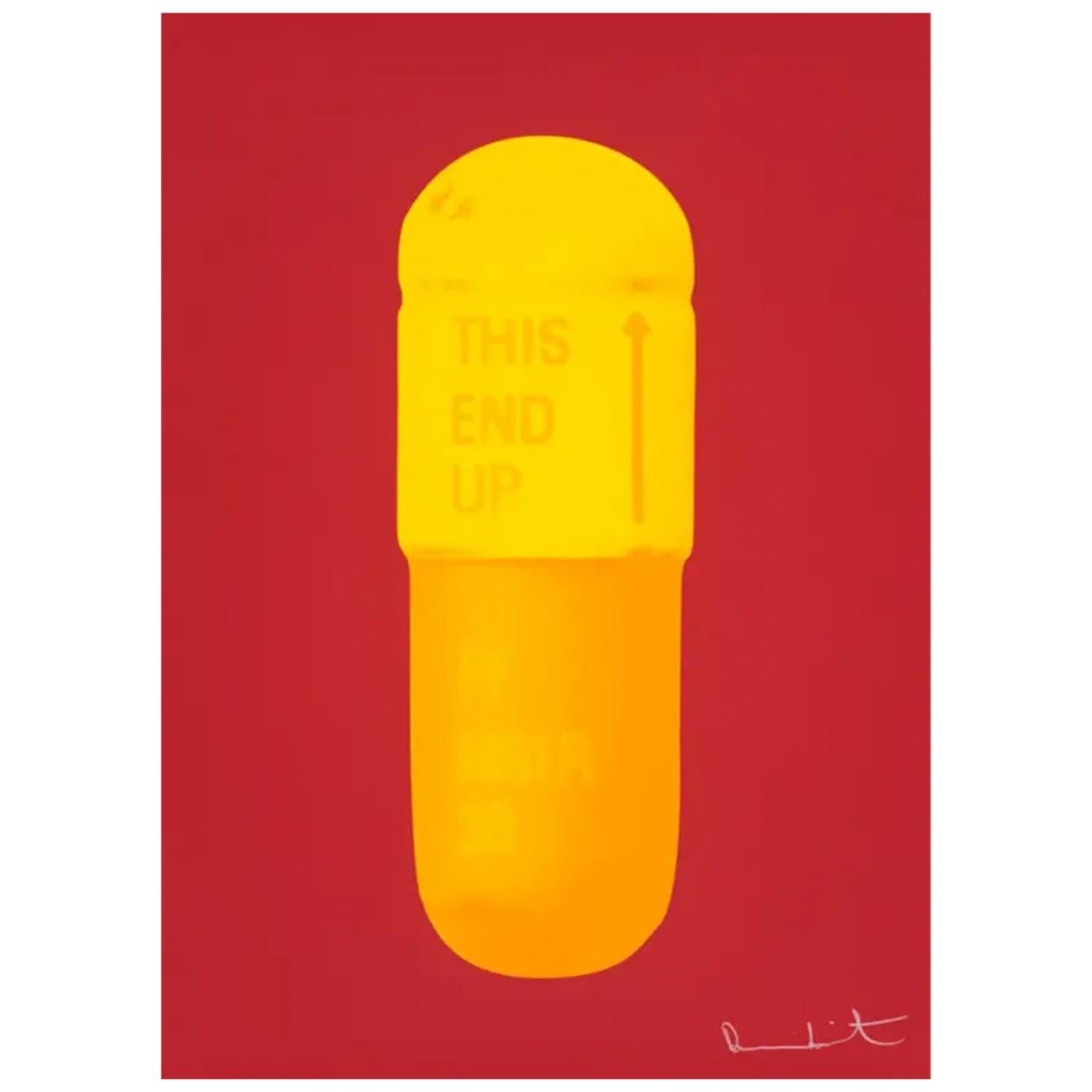 Damien Hirst, The Cure, Fire Red Sun/Yellow/Fire/Orange For Sale