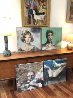 Series of Four Portraits from a New York City Gay Underground Club