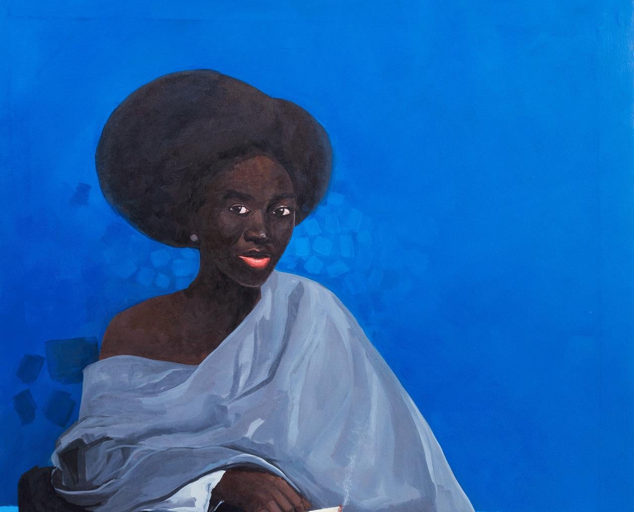 Bliss sans âge - Painting de Damilola Edubiyi
