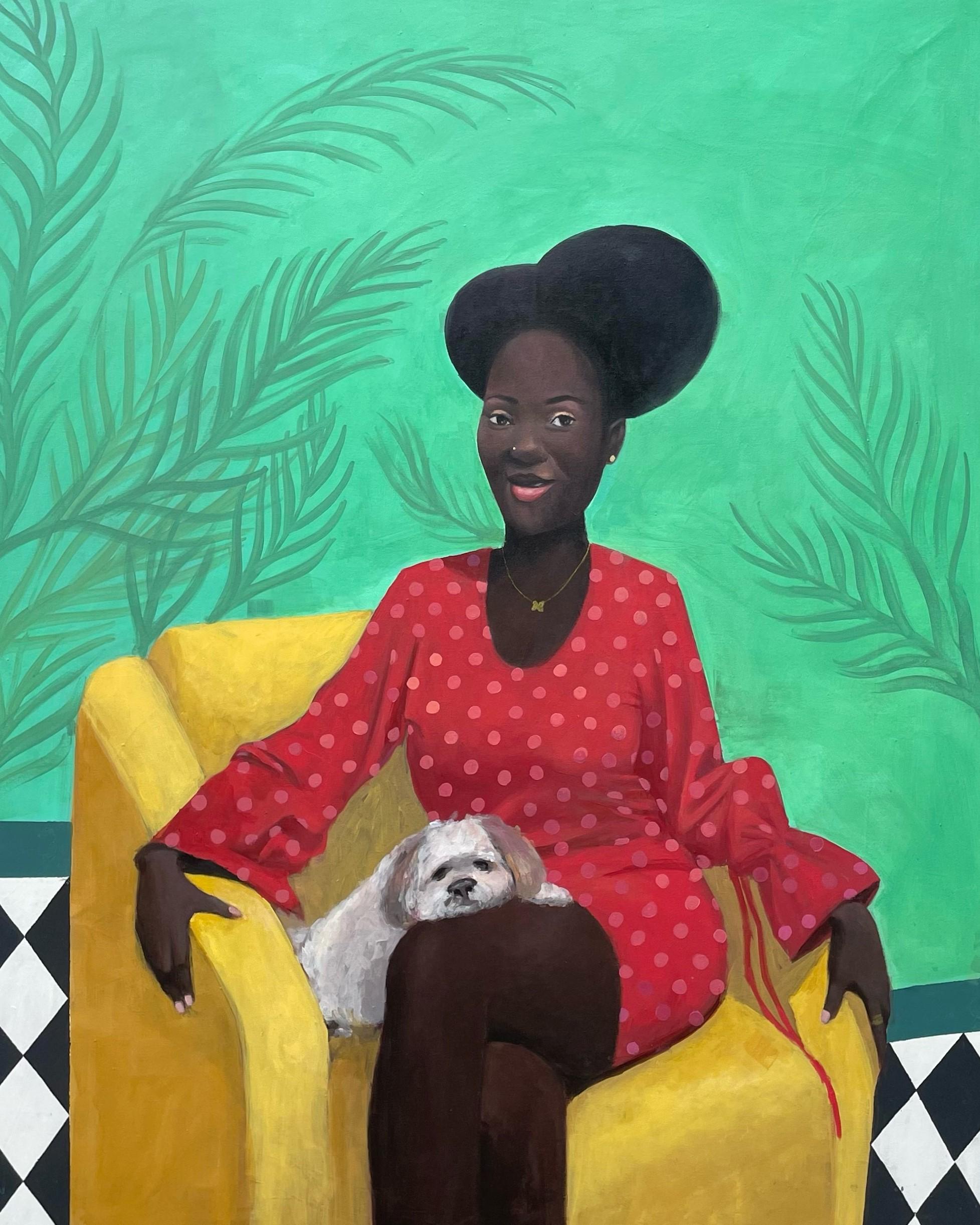 Damilola Edubiyi Portrait Painting - All Time Adored