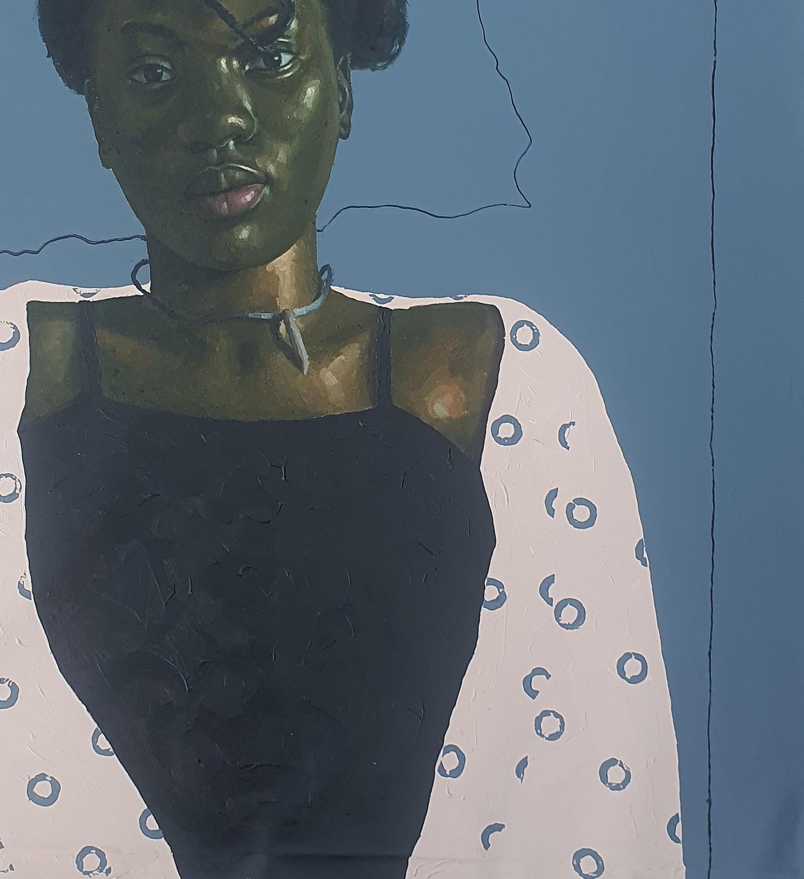 Dentro de mí 2 - Painting Contemporáneo de Damilola Ilori
