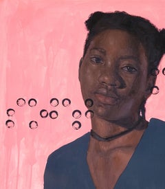 Soft Murmur - 21st Century Contemporary, Figurative Portrait, Oil, Young Lady