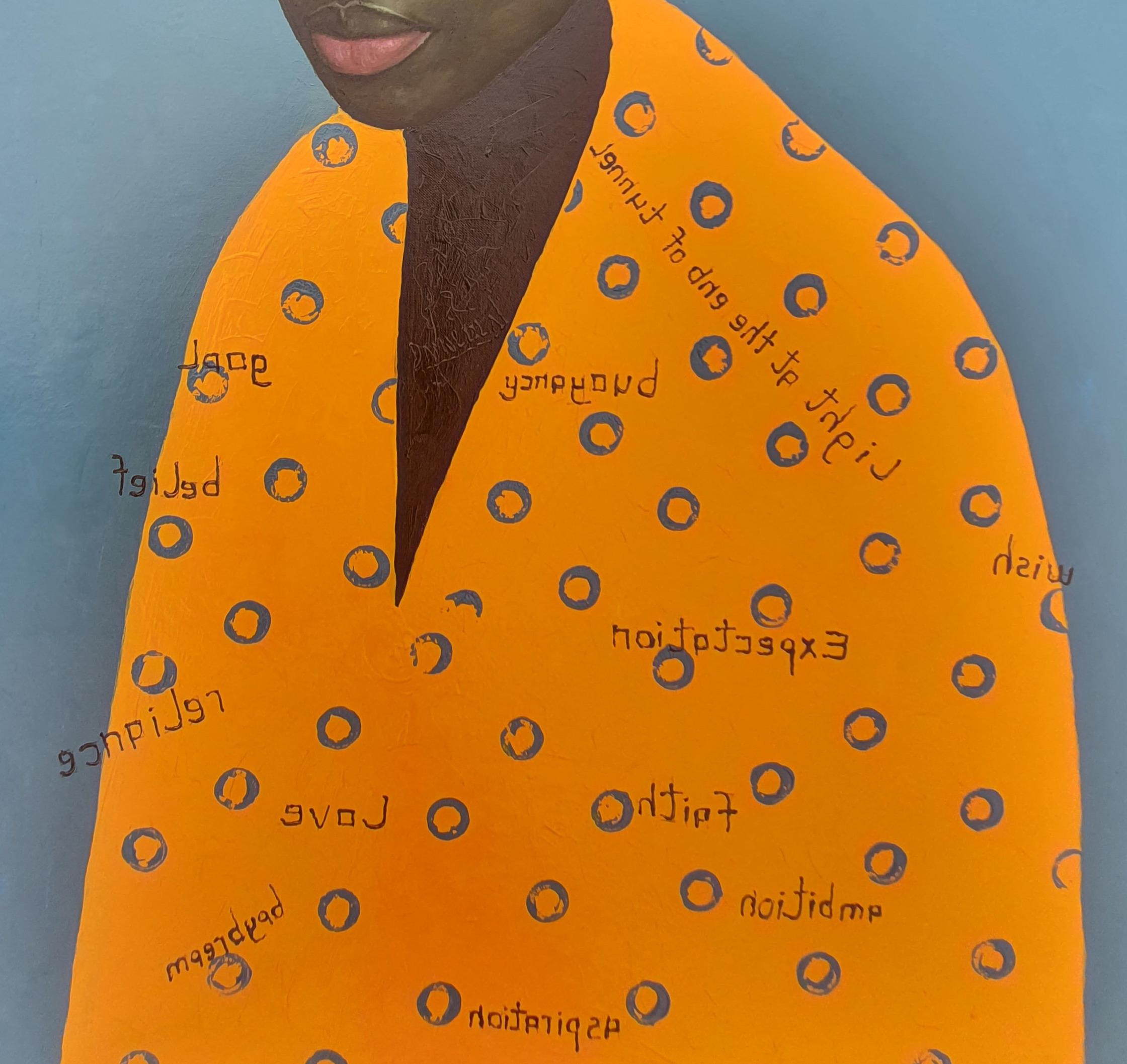 While I Hope - Painting by Damilola Ilori