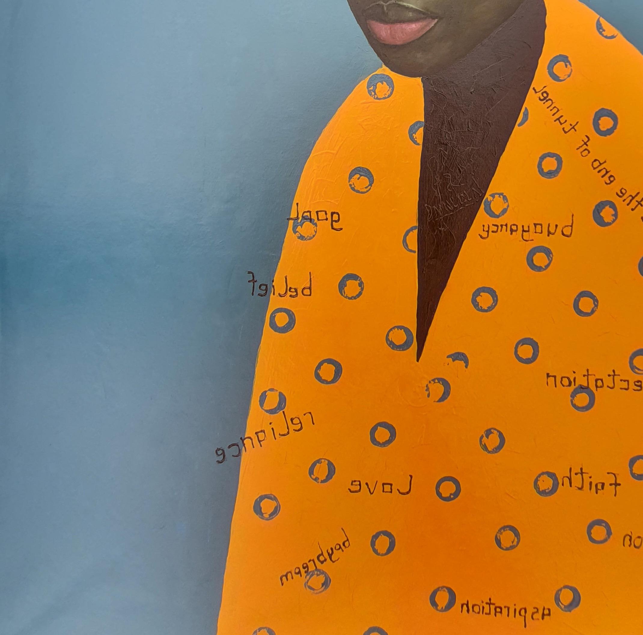 Pittura
Spedito in un tubo ben protetto dalla Nigeria
Quest'opera è unica, non è una stampa o un altro tipo di copia.
Firmato sul recto e accompagnato da un Certificato di Autenticità