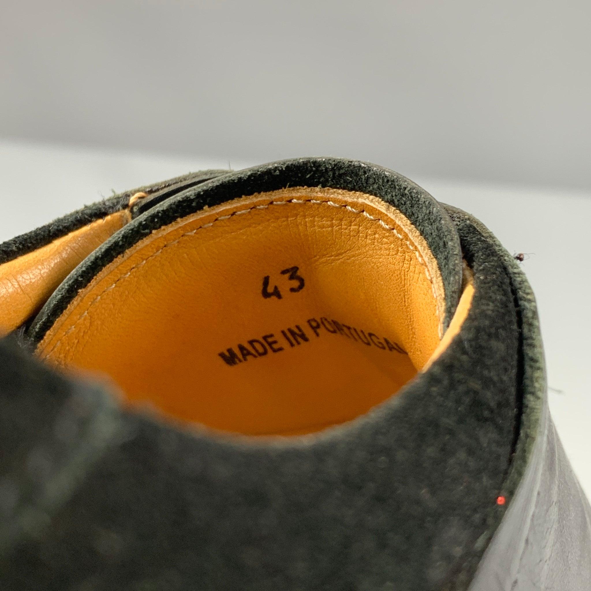 DAMIR DOMA Zapatillas de cuero negro talla 10 en venta 1