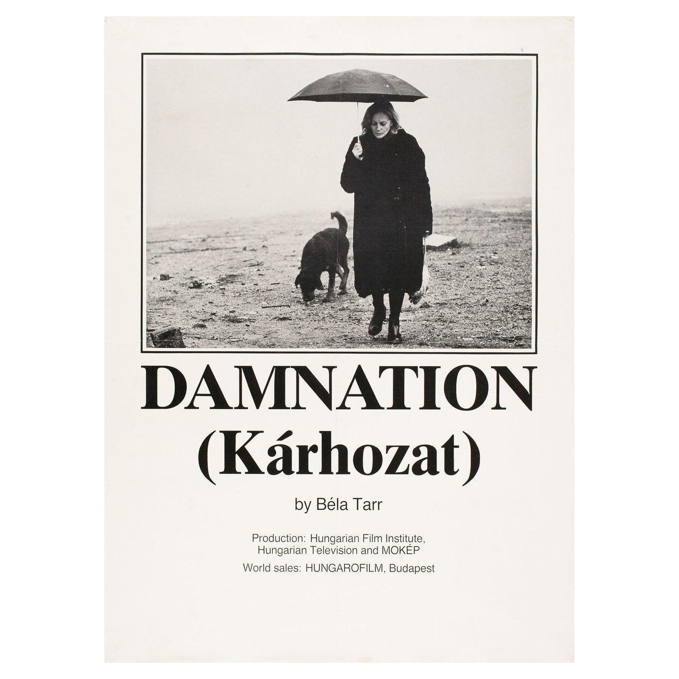 Damnation 1988 Hungarian A1 Film Poster