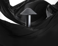 Damo Simple Table Lamp, 'Black / White / Olive Green'