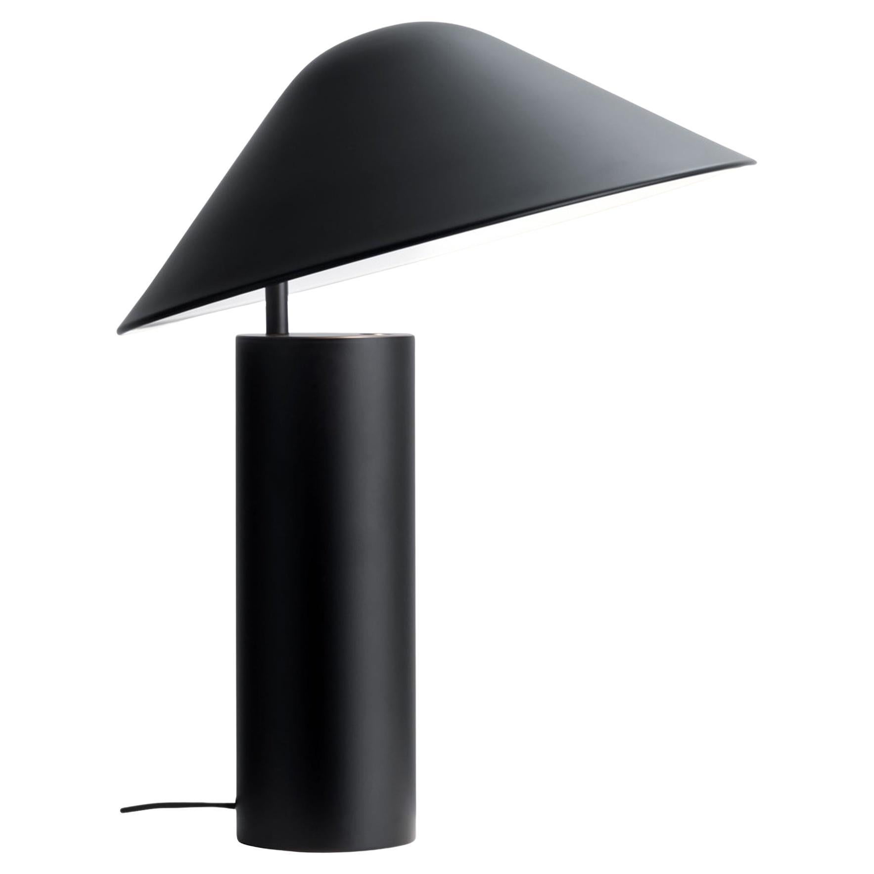 Damo Simple Table Lamp, 'Black / White' For Sale