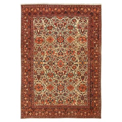 Damoka Collection Antique Persian Farahan - Size: 6 ft 5 in x 4 ft 6 in