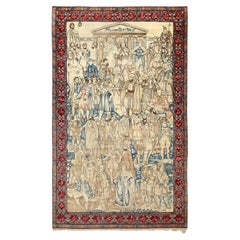 Antikes persisches Lavar-Paar Paar - Größe: 8 ft 10 in x 5 ft 5 in