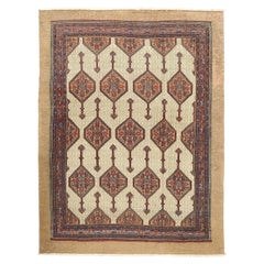 Damoka Collection Antique Persian Sarab - Size: 12 ft 4 in x 9 ft 4 in