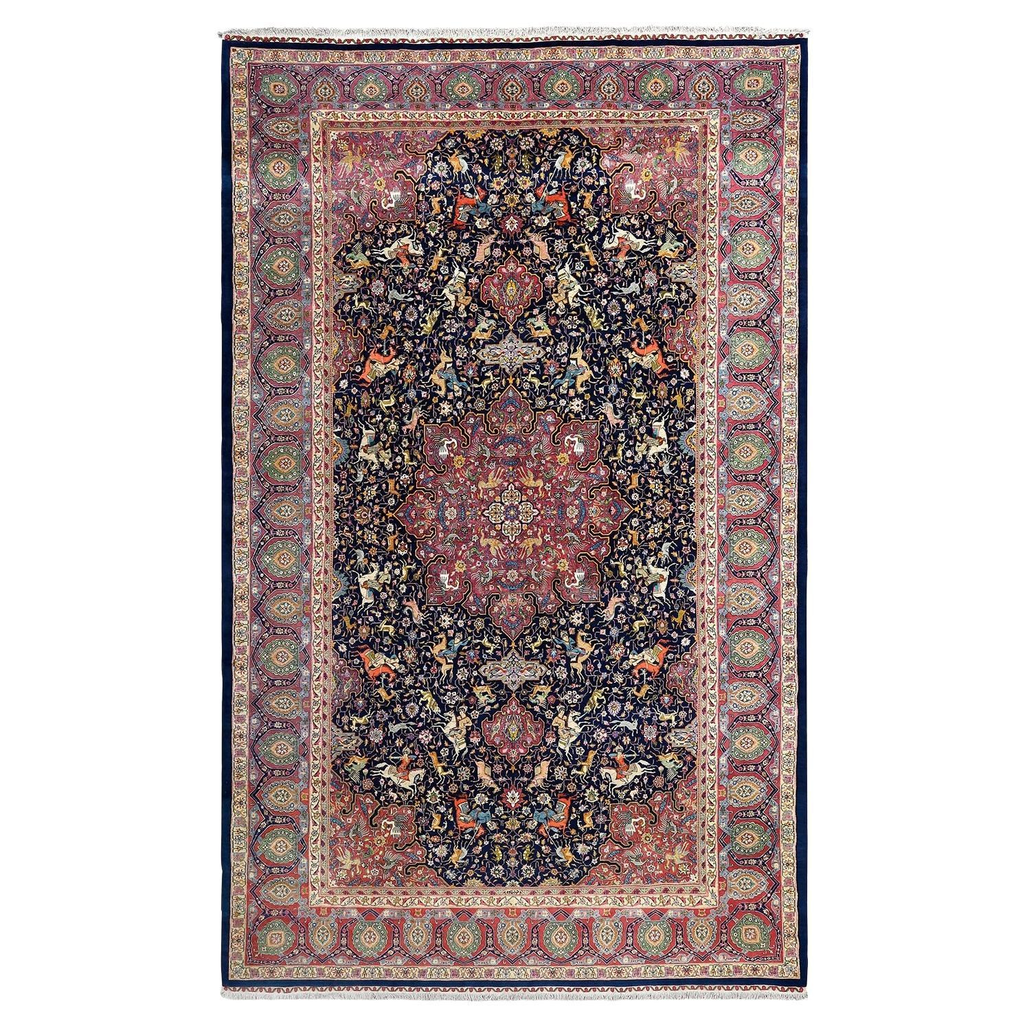 Persian Silk Tabriz Heydarzadeh- Size: 16 ft 4 in x 9 ft 11 in