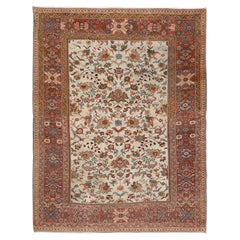 Damoka Collection Used Persian Sultanabad - Size: 10 ft 6 in x 8 ft 2 in