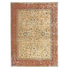 Damoka Collection Vintage Persian Tabriz Emad - Size: 14 ft 2 in x 10 ft 6 in