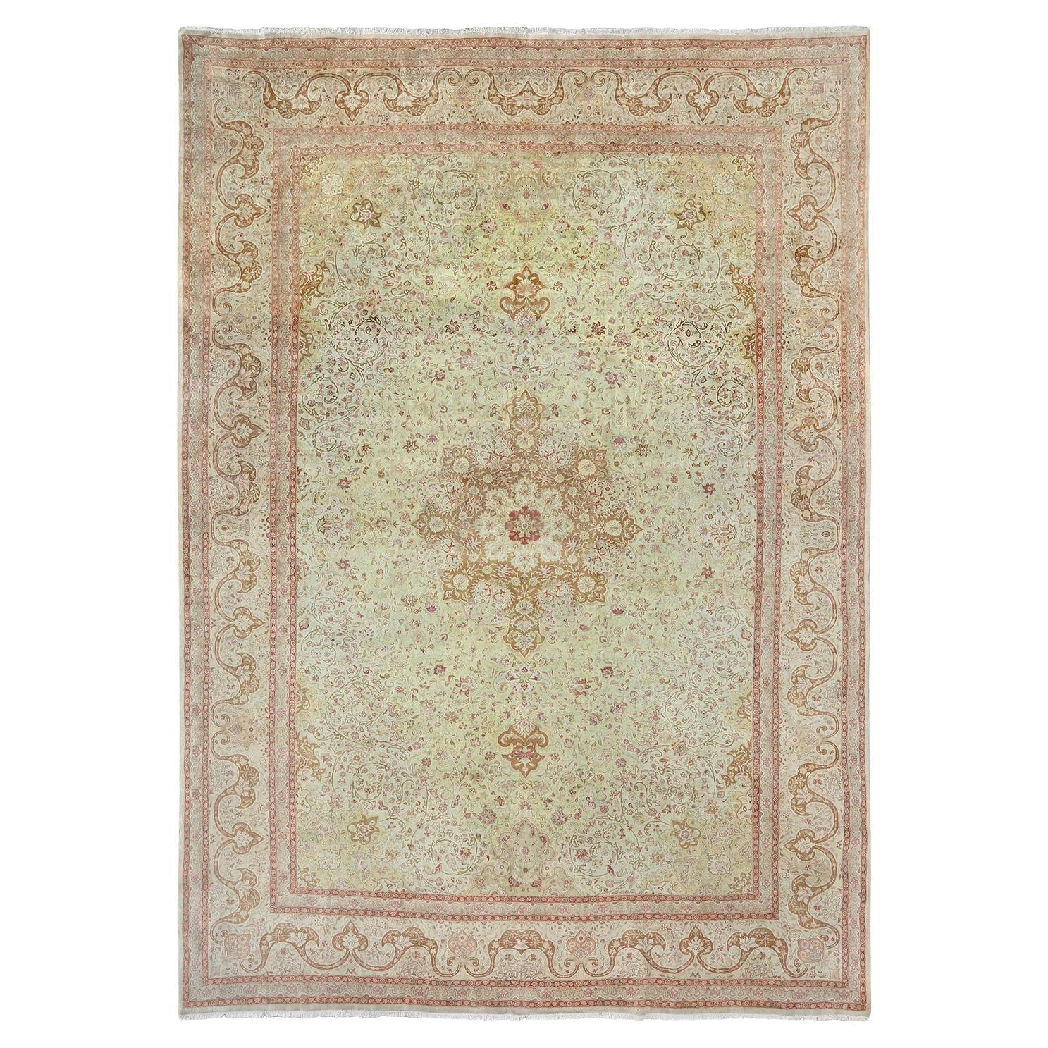 Tabriz persiano vintage - Dimensioni: 16 ft 1 in x 11 ft 7 in