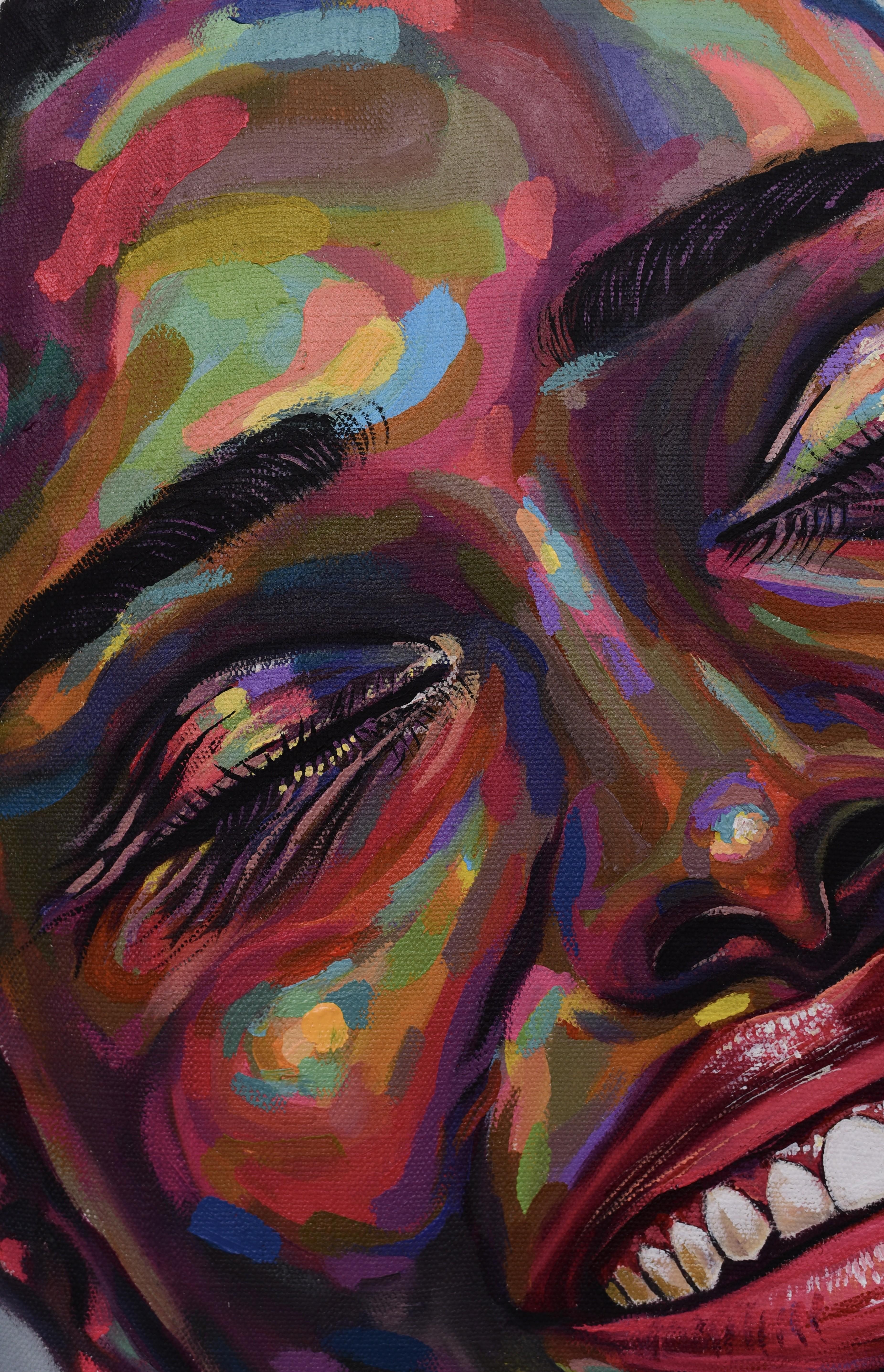 Contra viento y marea 11 - Siglo XXI, Contemporáneo, Retrato figurativo, Moderno en venta 1