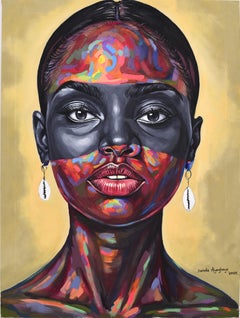 Black Pride 7 - 21ème siècle, Contemporain, Portrait figuratif, Moderne, Femmes