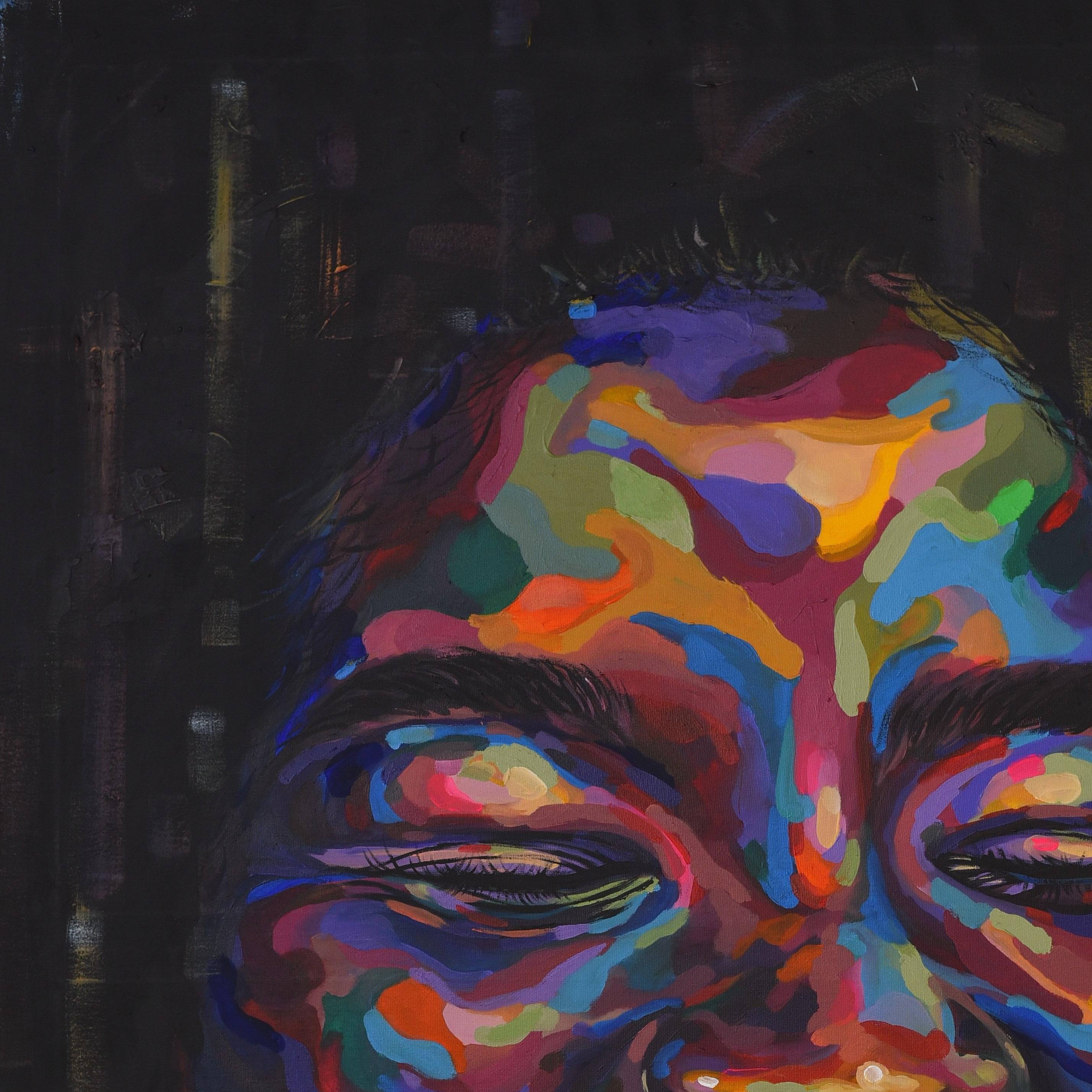 Feiern Sie das Leben 15 – Painting von Damola Ayegbayo 
