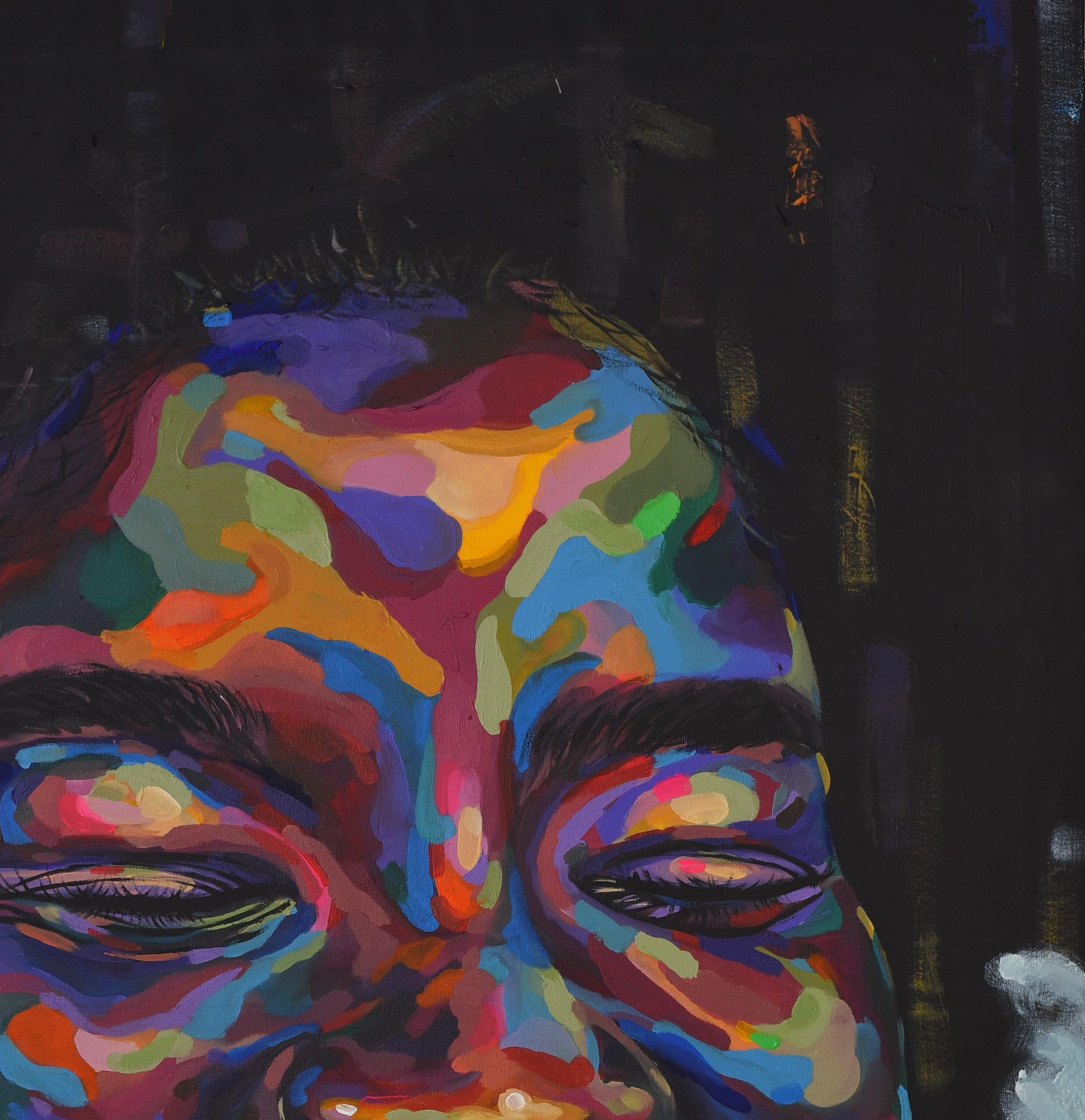 Feiern Sie das Leben 15 (Zeitgenössisch), Painting, von Damola Ayegbayo 