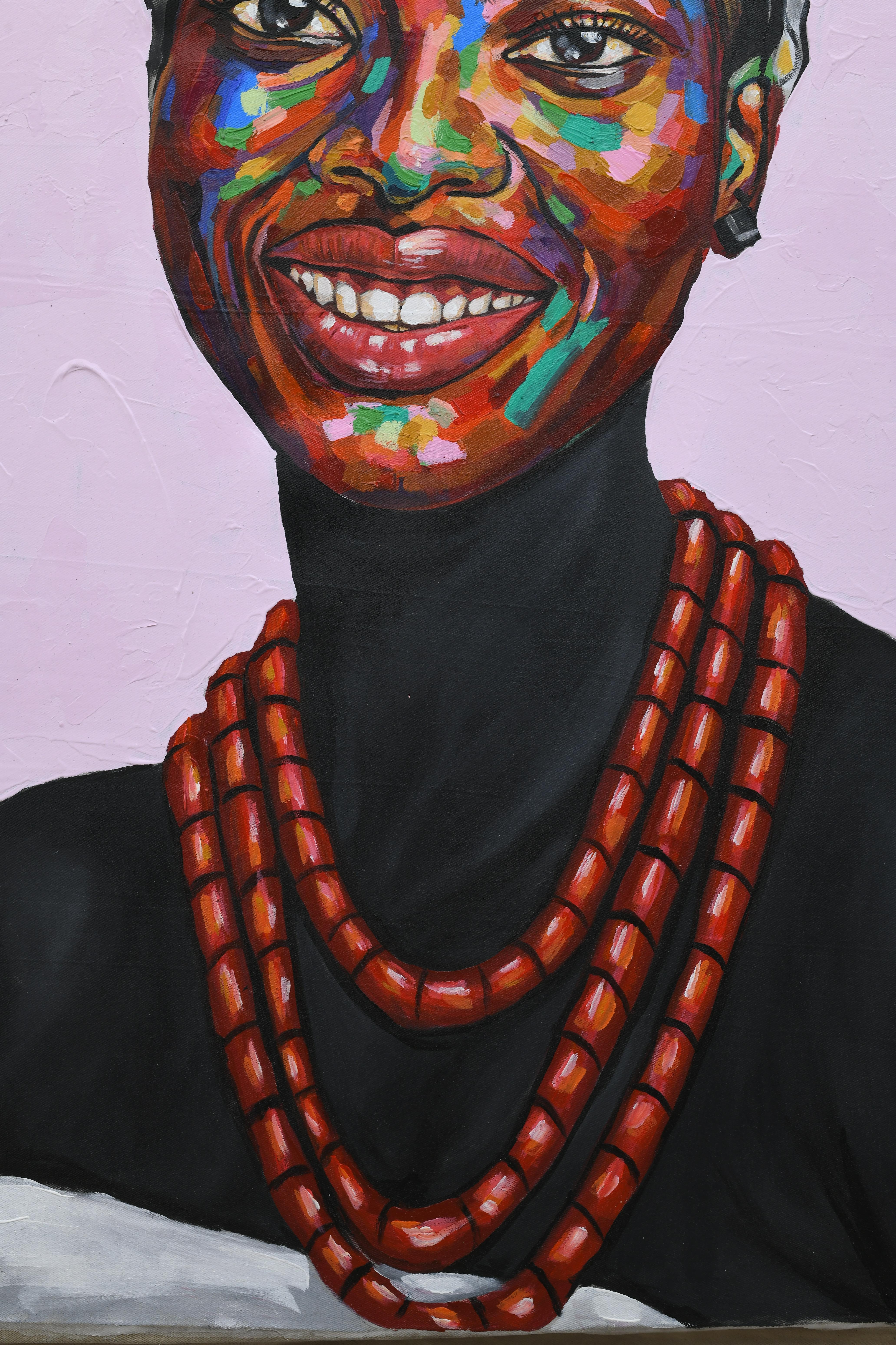 Culture 4 - Painting by Damola Ayegbayo 