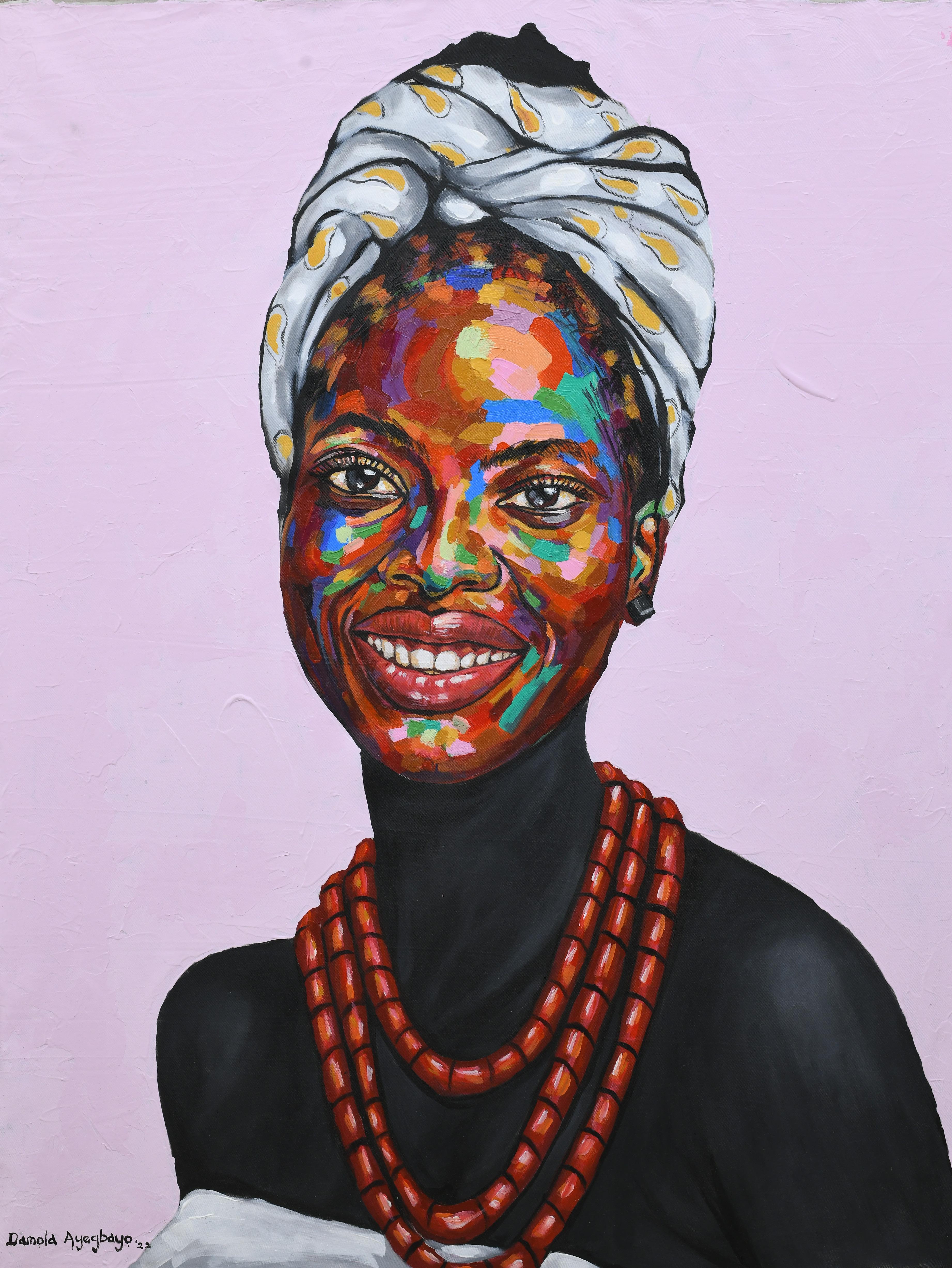 Damola Ayegbayo  Portrait Painting - Culture 4