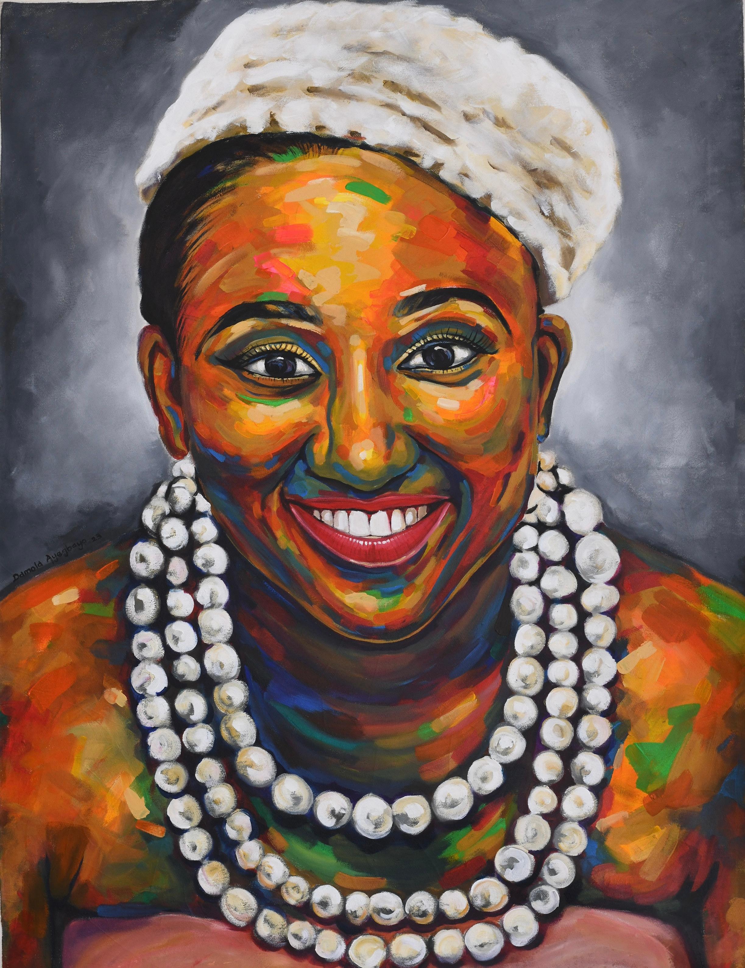Damola Ayegbayo  Portrait Painting - Culture 7