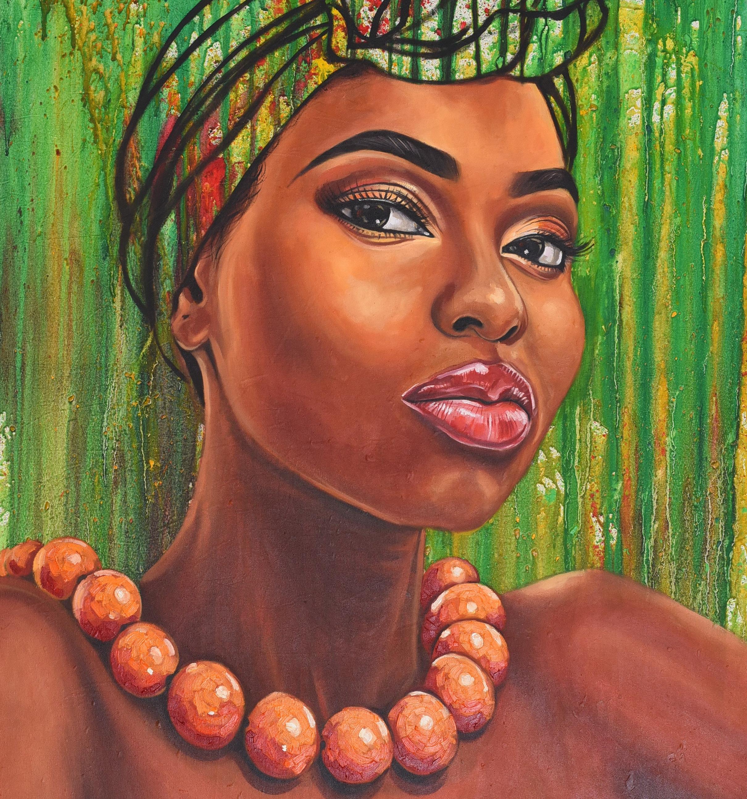 Culture 9 -21st Century, Contemporary, Figurative Portrait, Women, Fashion, Eyes For Sale 1