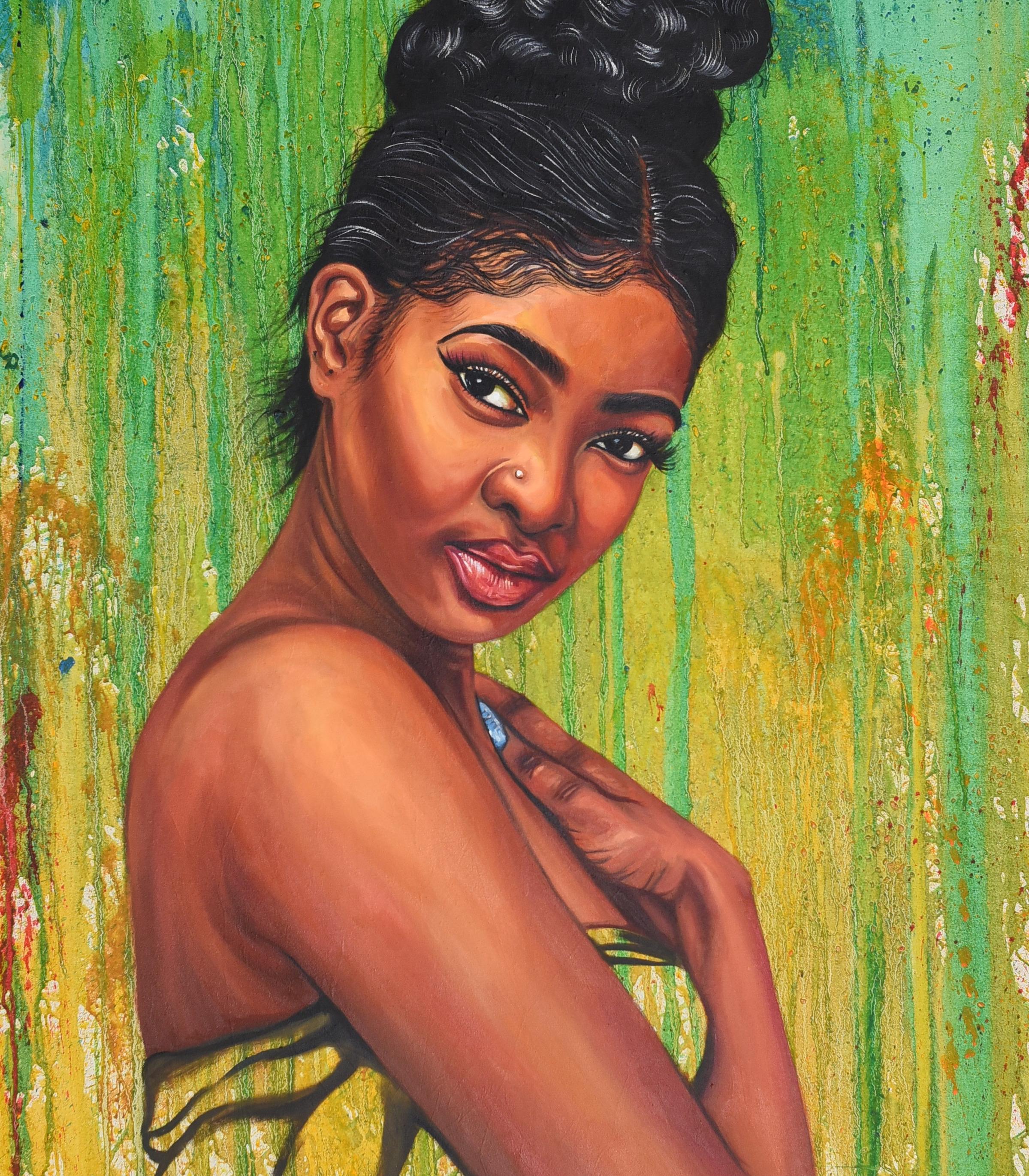 Eniyan (Humano) 11 - Siglo XXI, Contemporáneo, Retrato Figurativo, Belleza Mujer 1