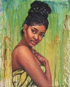Eniyan (Humano) 11 - Siglo XXI, Contemporáneo, Retrato Figurativo, Belleza Mujer