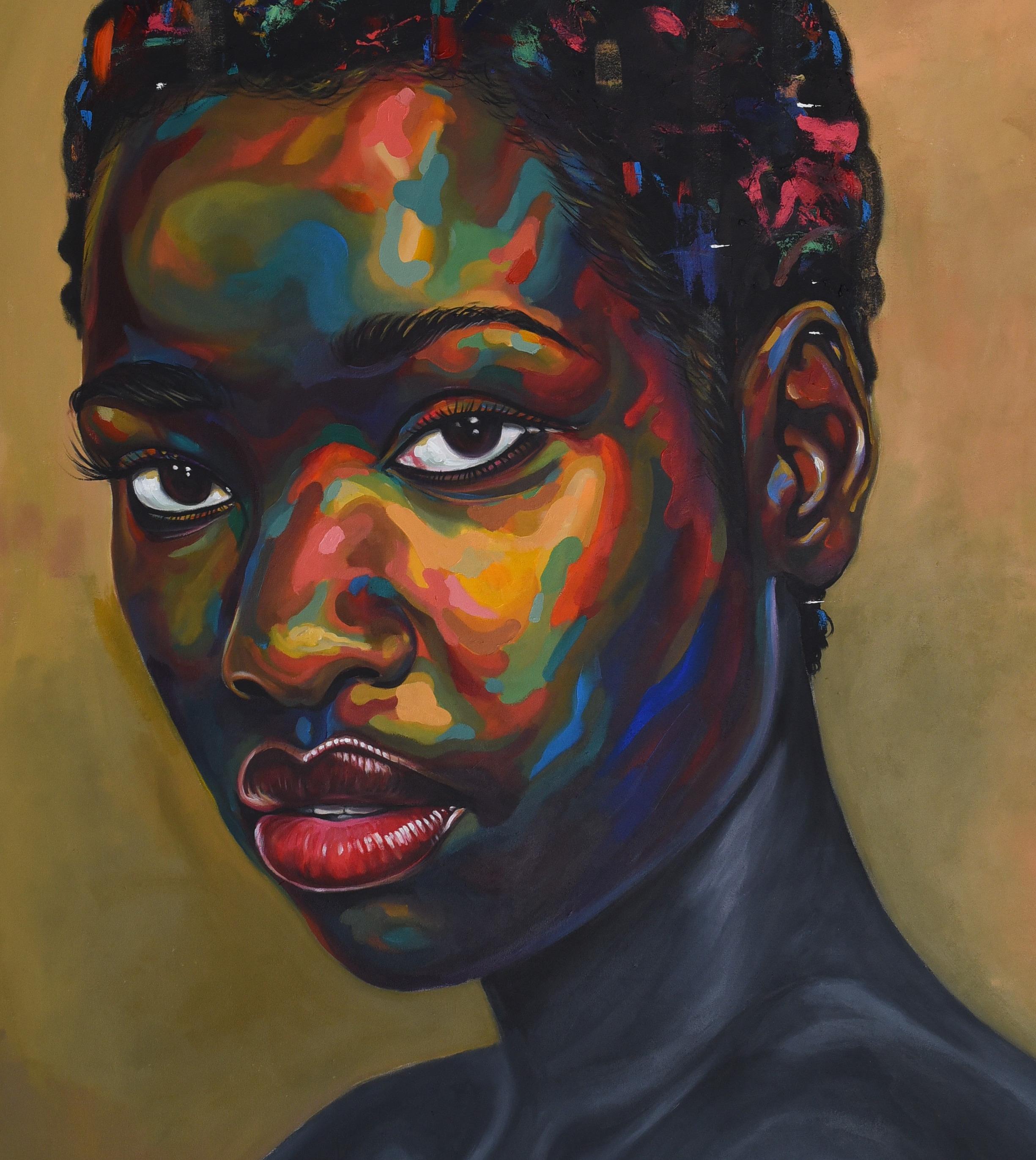 Eniyan (Humano) Siglo 12 -21, Contemporáneo, Retrato Figurativo, Belleza Mujer en venta 1
