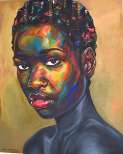 Eniyan (Humano) Siglo 12 -21, Contemporáneo, Retrato Figurativo, Belleza Mujer