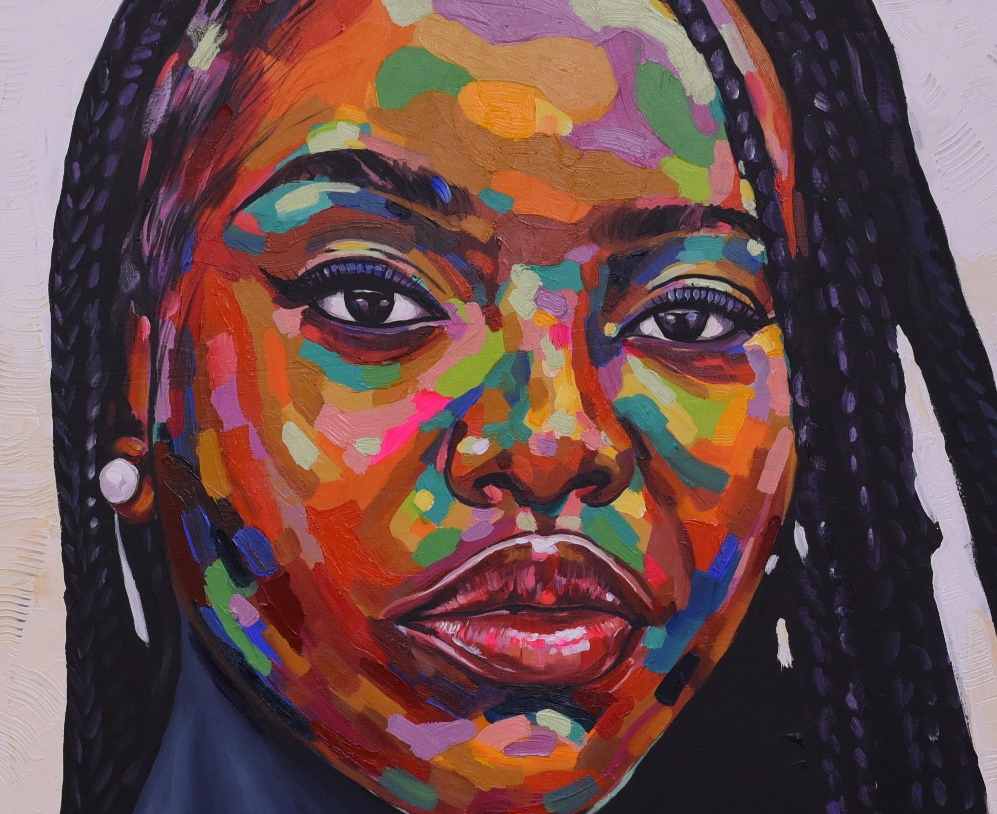 Feminine Royalty - 21st Century, Contemporary, Figurative Portrait, Women Beauty For Sale 1