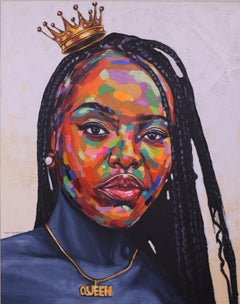Feminine Royalty - 21st Century, Contemporary, Figurative Portrait, Women Beauty