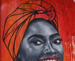 Trésor de dons -21e siècle, Contemporain, Portrait figuratif, Beauté Femmes