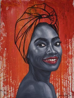 Gifted Treasure -Siglo XXI, Contemporáneo, Retrato figurativo, Belleza Mujer