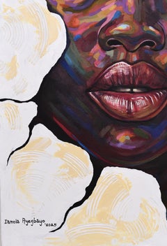 Aislamiento 7 - Siglo XXI, Contemporáneo, Retrato Figurativo, Mujer, Colores