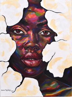 Isolation 7 - XXI secolo, Contemporaneo, Ritratto figurativo, Donne, Colori