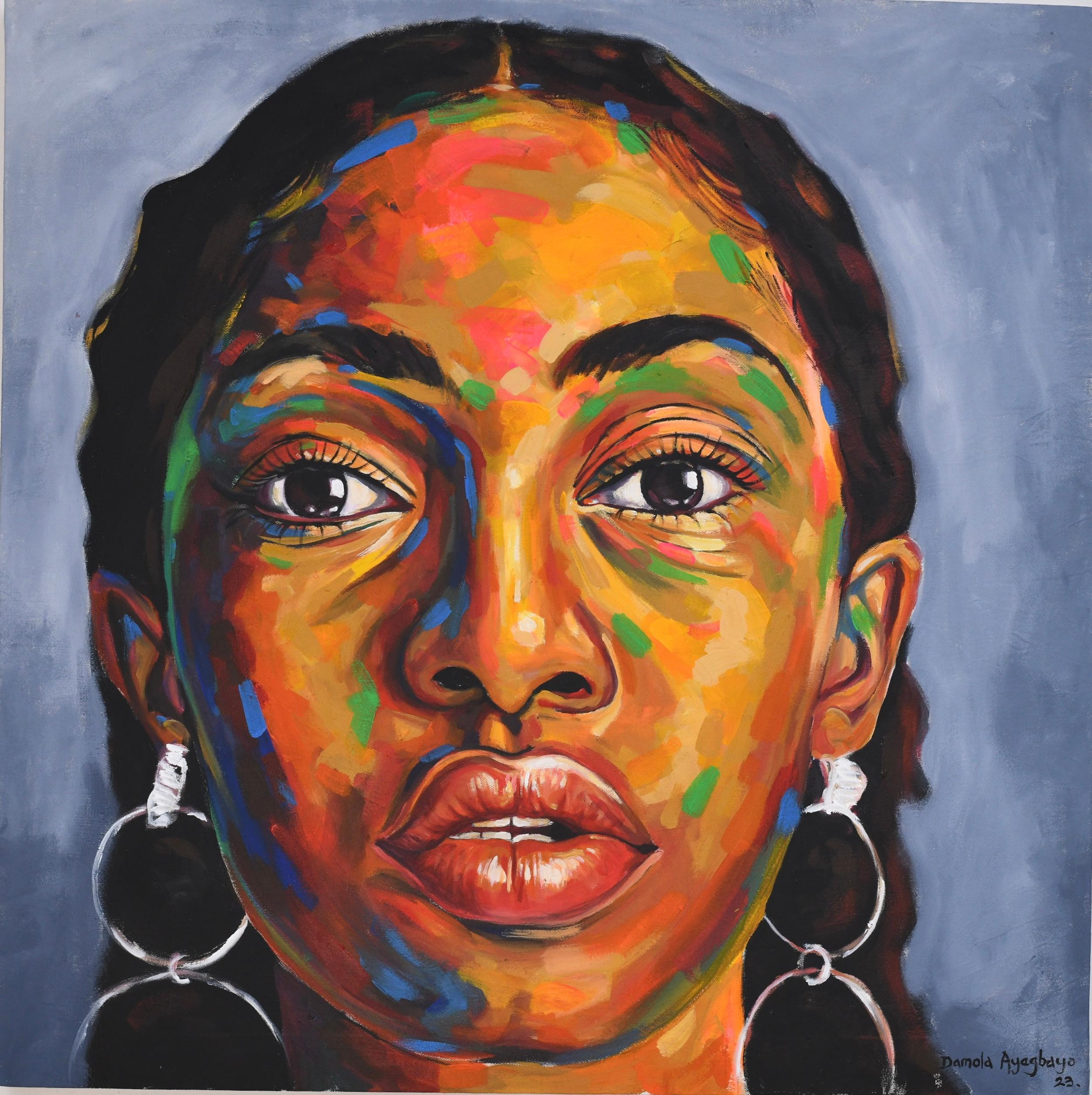 Portrait Painting di Damola Ayegbayo  - Guardare oltre 4