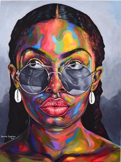 Looking Beyond 7 -21e siècle, Contemporain, Portrait figuratif, Afrique Femmes