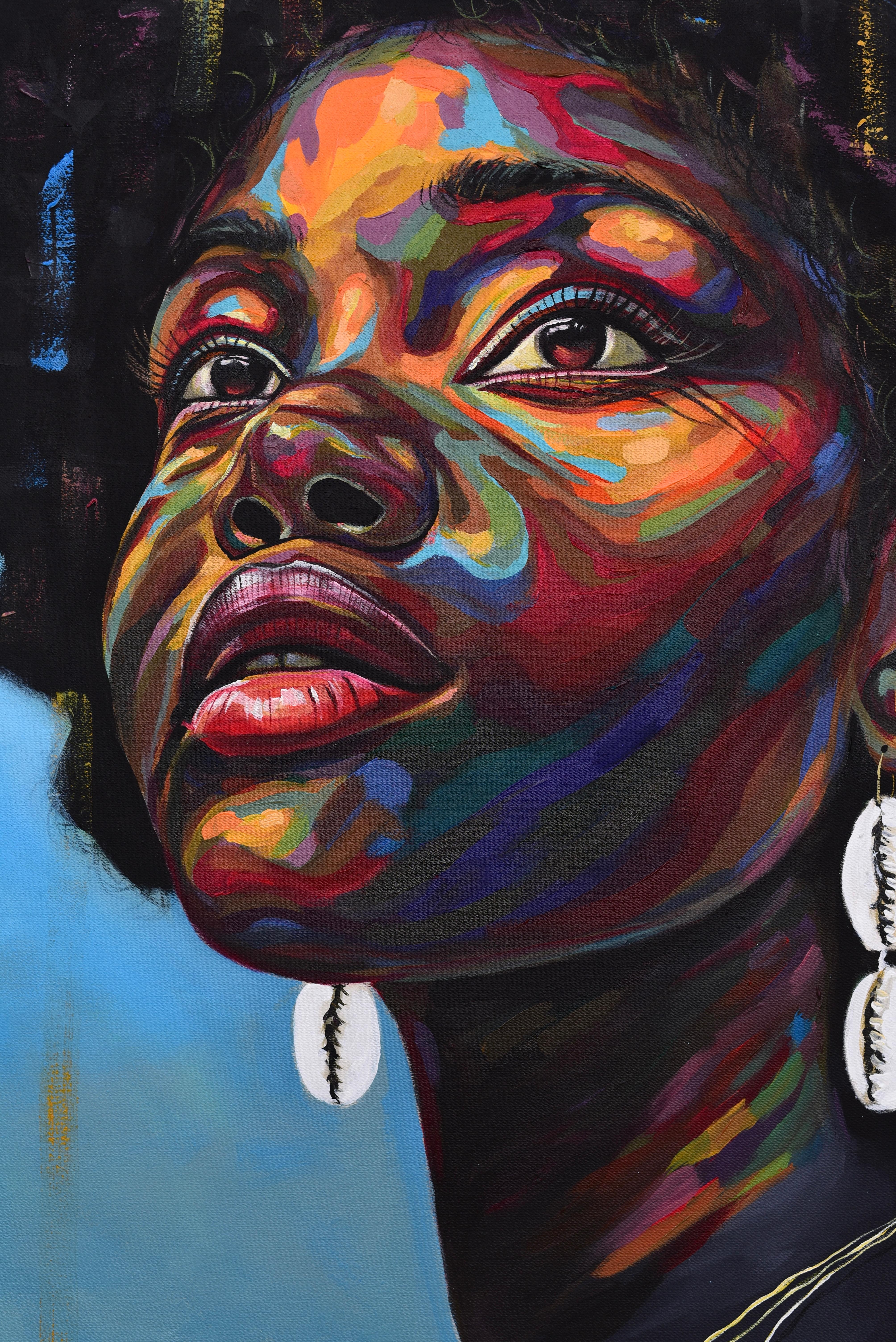 Looking Beyond 8 - 21st Century, Contemporary, Figurative Portrait, Africa Women For Sale 2