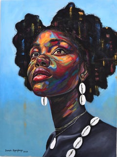 Looking Beyond 8 - 21st Century, Contemporary, Figurative Portrait, Africa Women