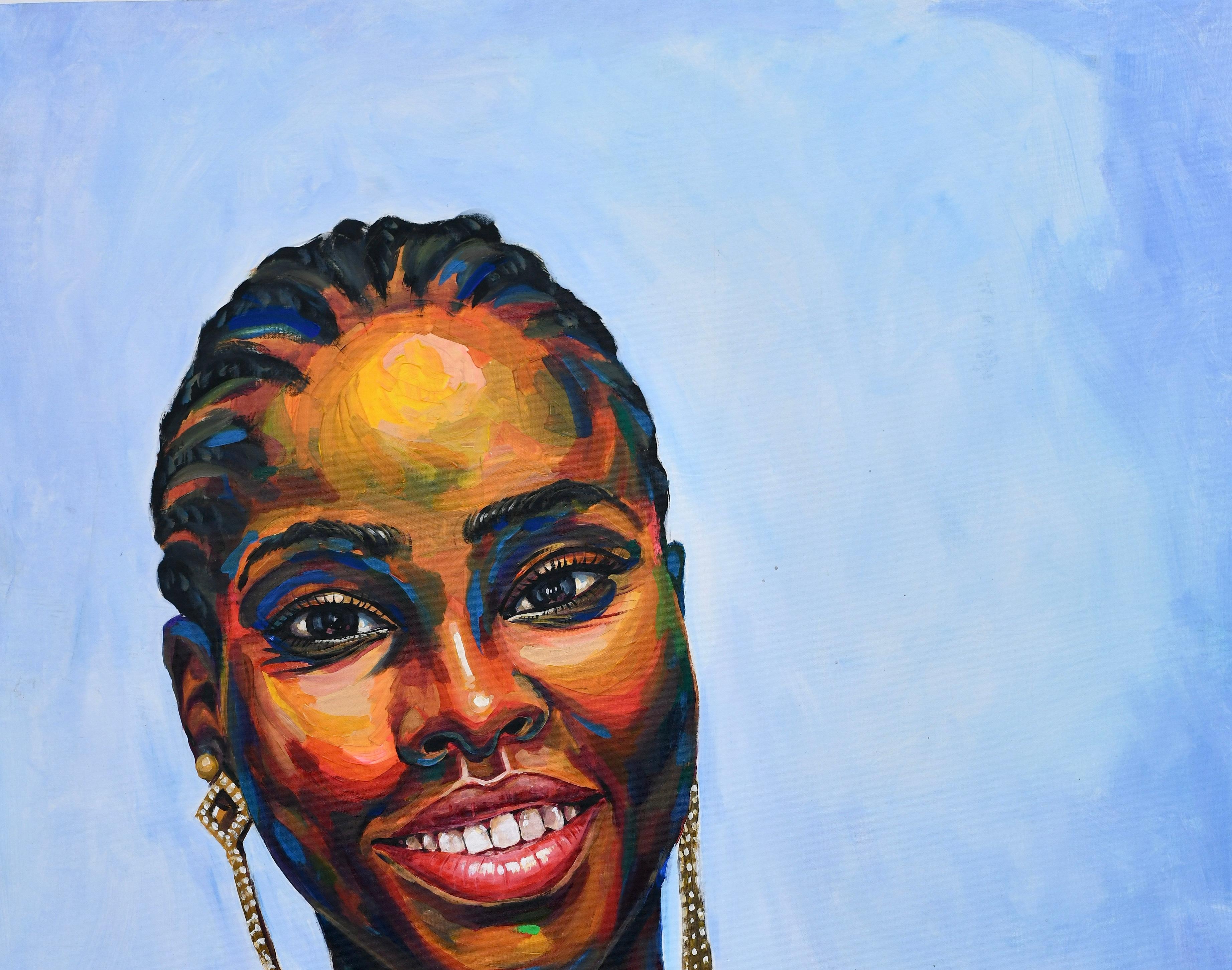 Scopo dell'esistenza 11 - Painting di Damola Ayegbayo 