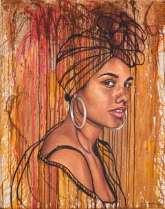 Propósito de la Existencia 14 - Siglo XXI, Contemporáneo, Retrato Figurativo, Mujer