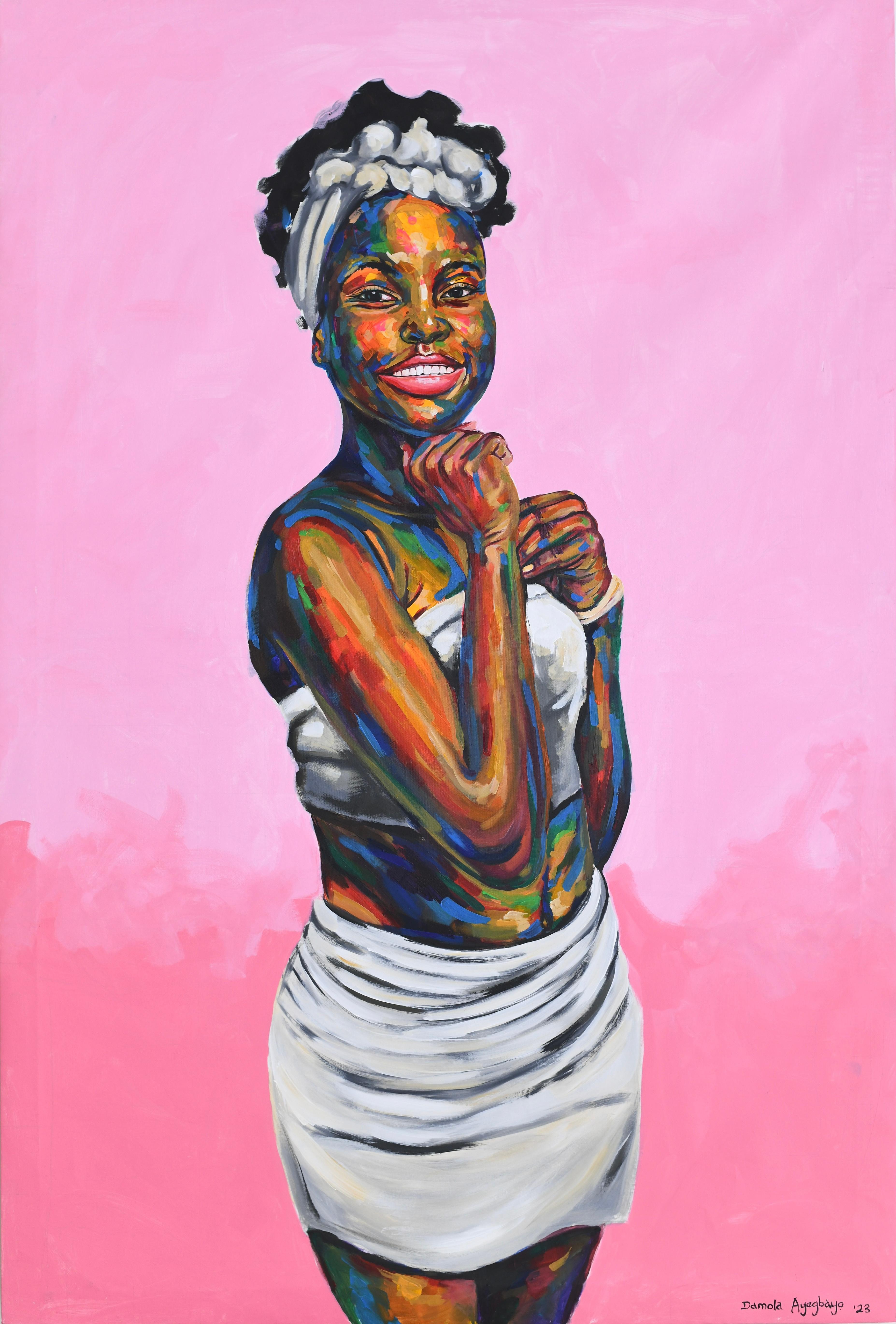 Portrait Painting di Damola Ayegbayo  - Anima gemella 6