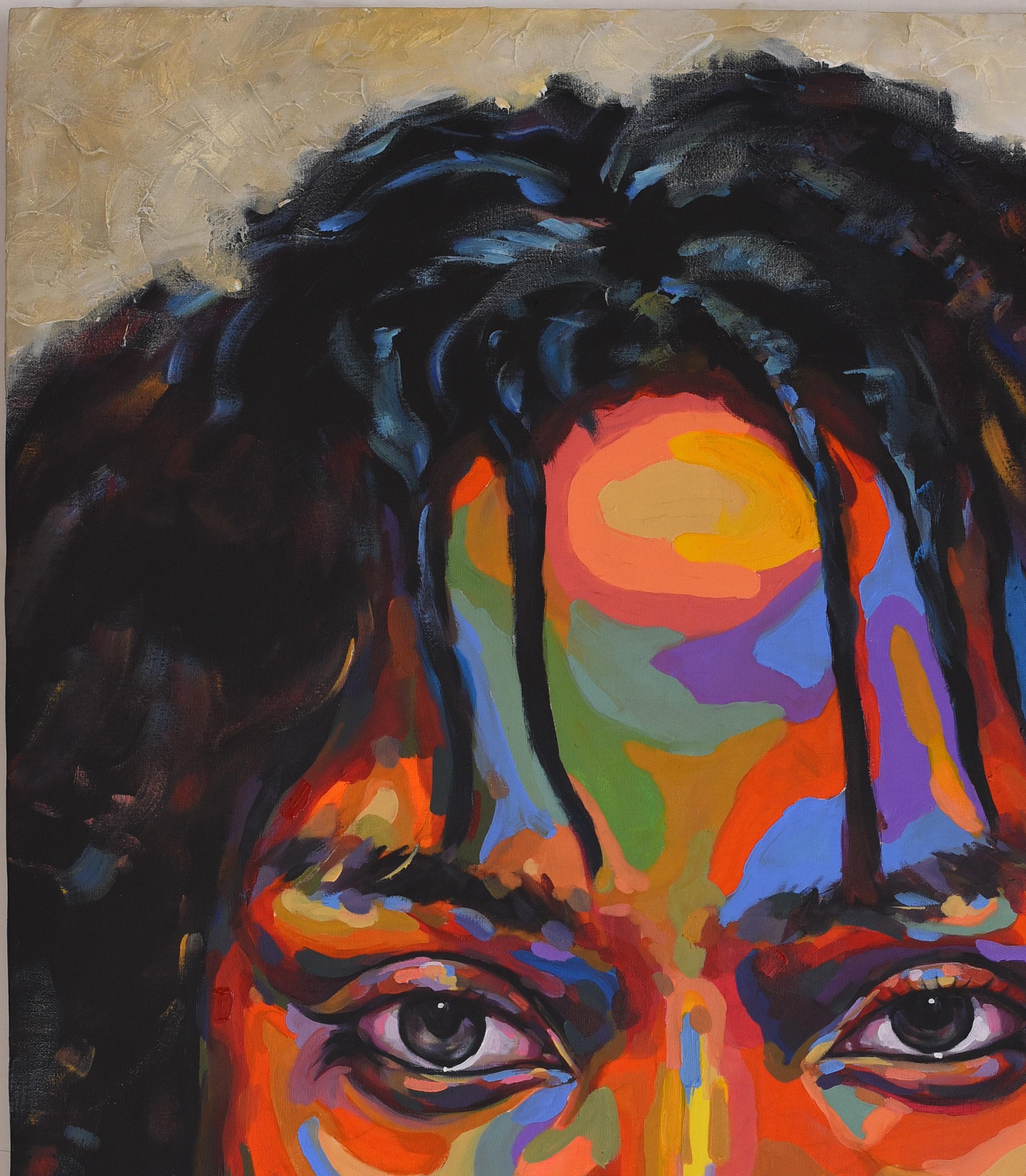 State of Mind 11 - Painting by Damola Ayegbayo 