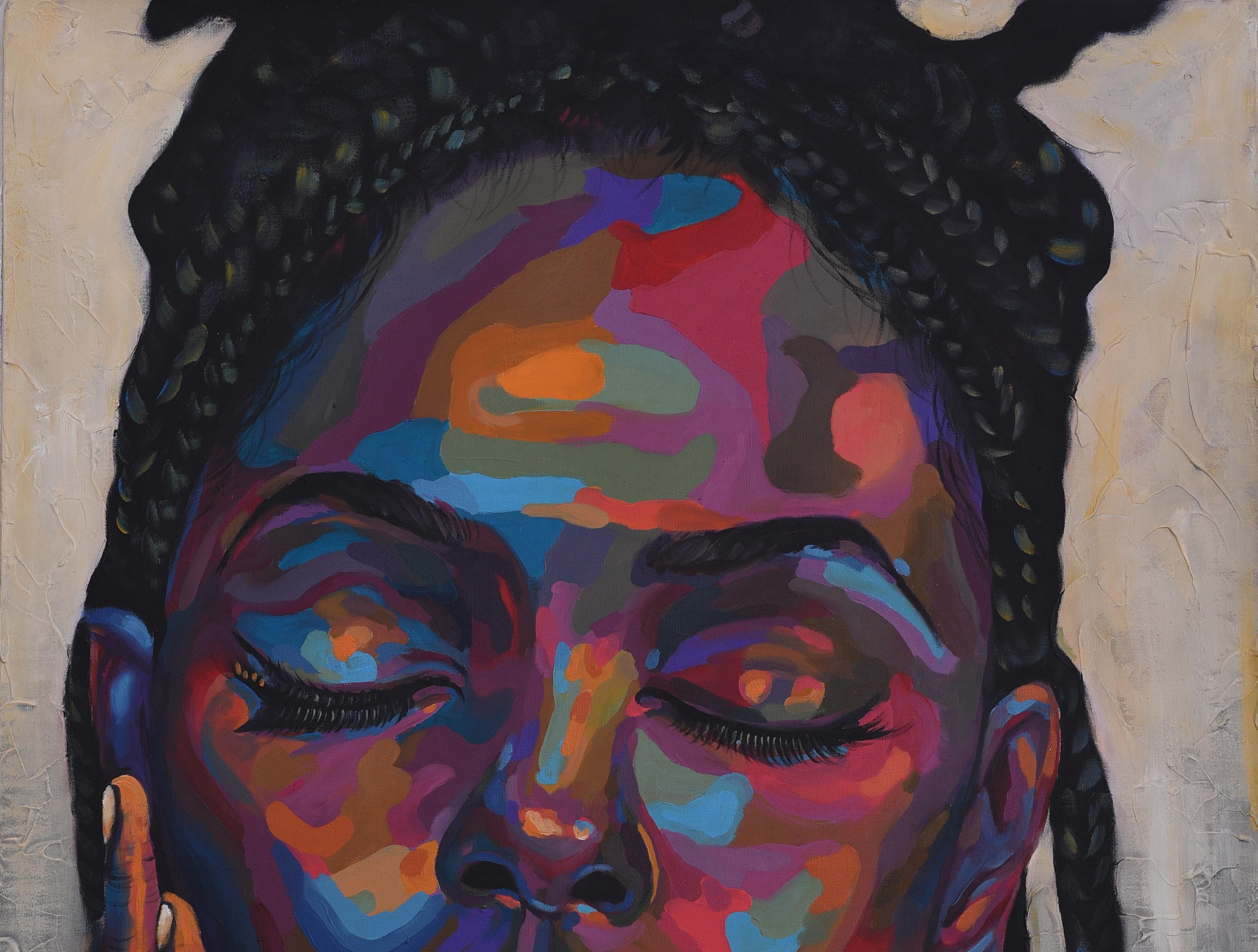 Geisteszustand 12 – Painting von Damola Ayegbayo 