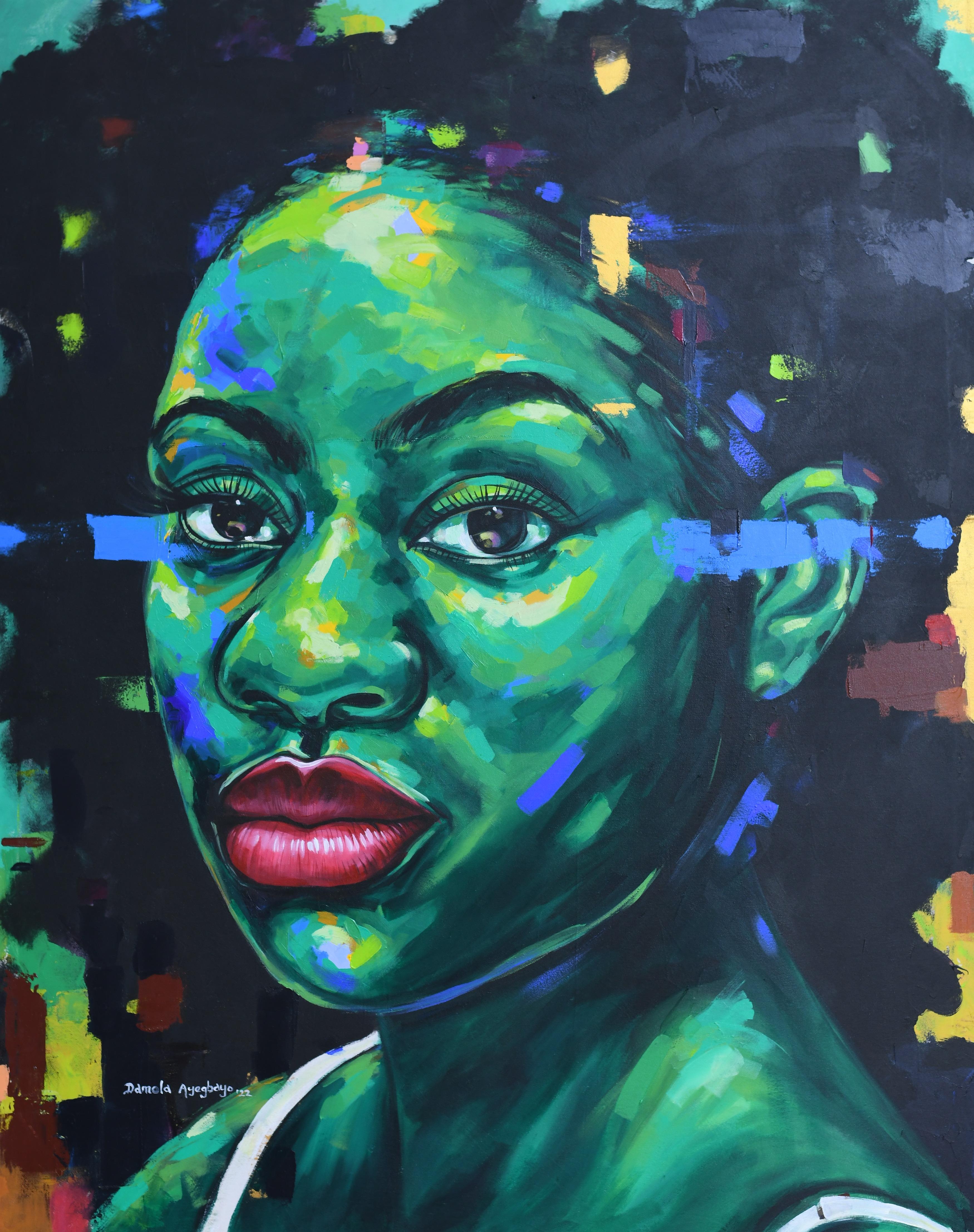 Portrait Painting di Damola Ayegbayo  - L'altro lato 6