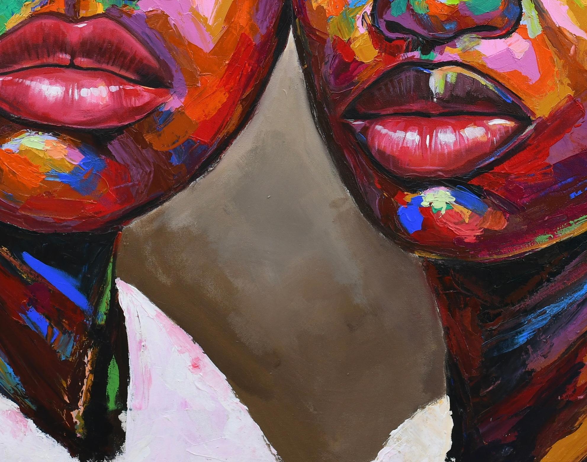 Amore incondizionato 2 - Painting di Damola Ayegbayo 