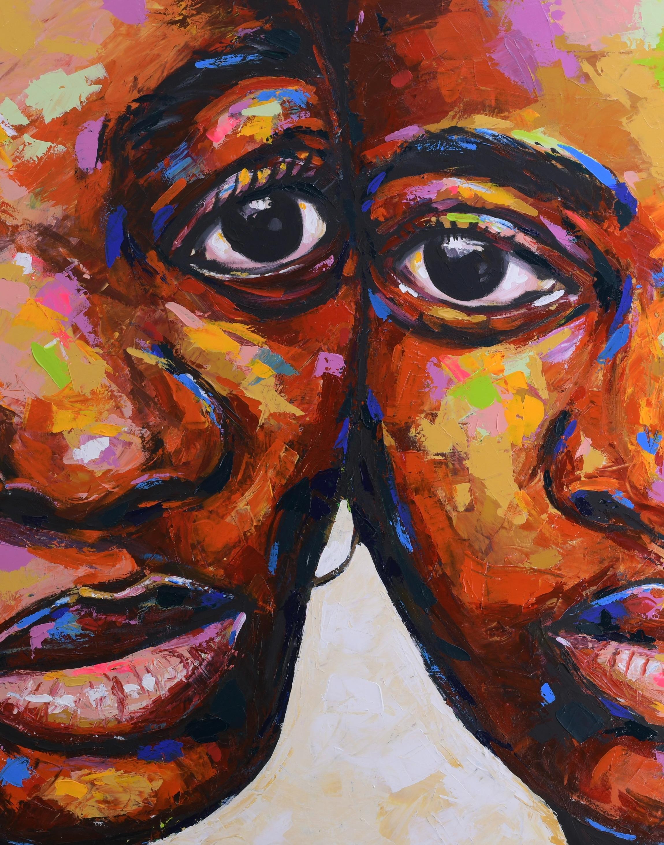 Amor incondicional - Painting de Damola Ayegbayo 